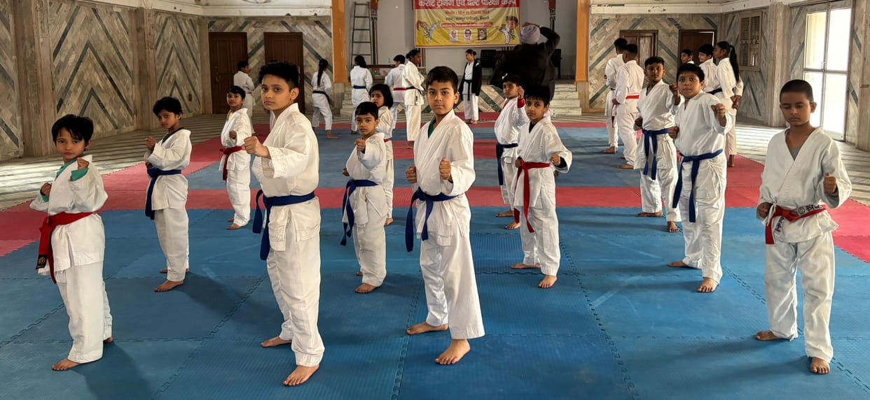 60 children took part in two day karate training camp