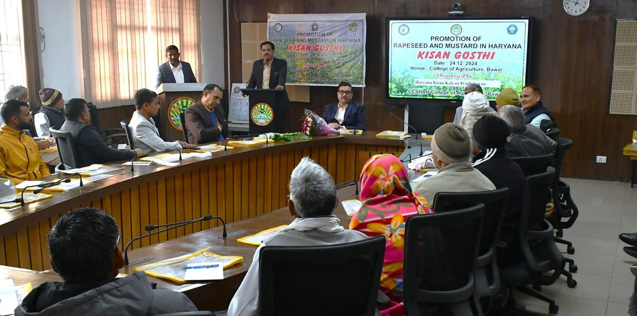 Rewari ranks first in mustard production in the country: Dr. Kaushik