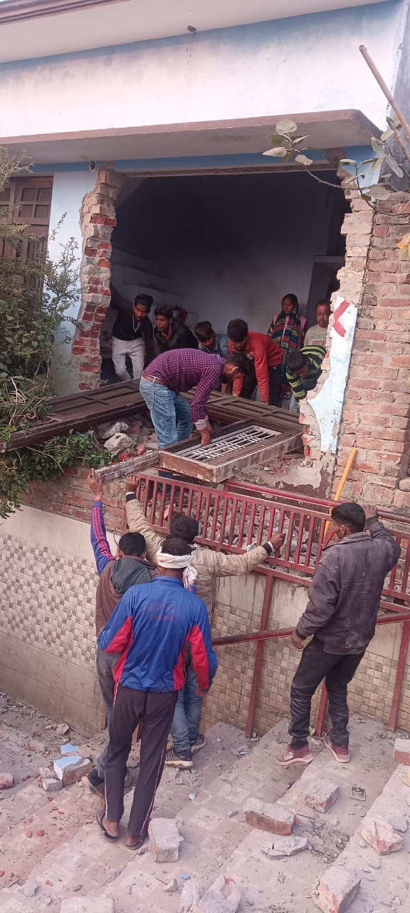 Corridor construction: MLA adopts families who lost their homes