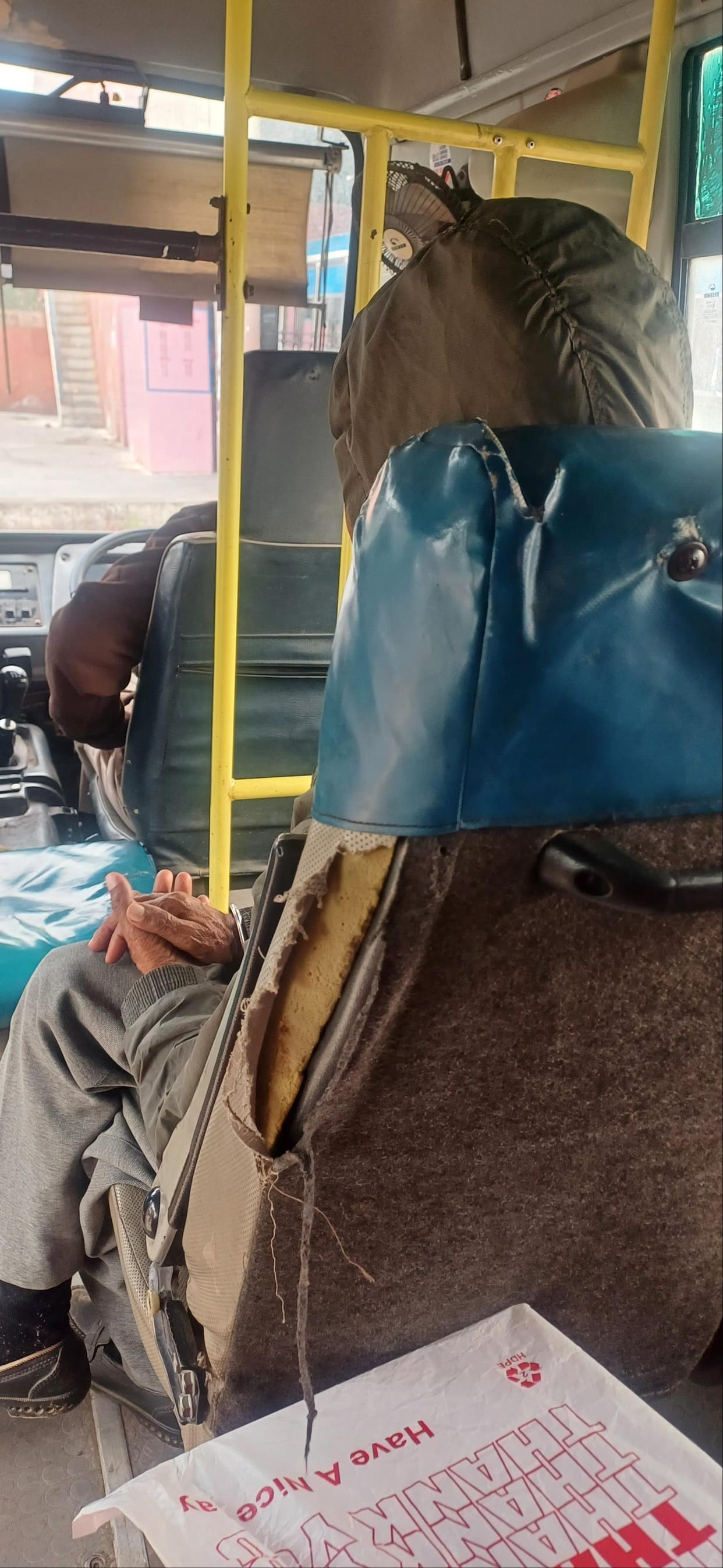 Seats of pink buses are getting torn, officials are not paying attention