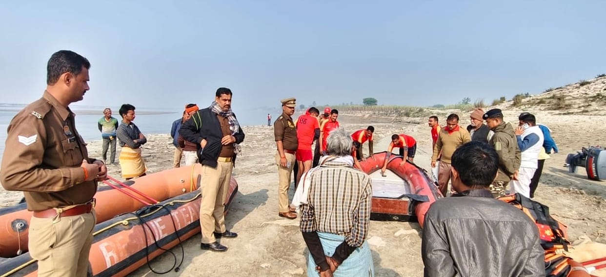 Young man drowned in Ghaghra river
