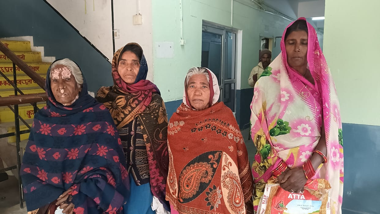 Did not get pension, women are roaming around