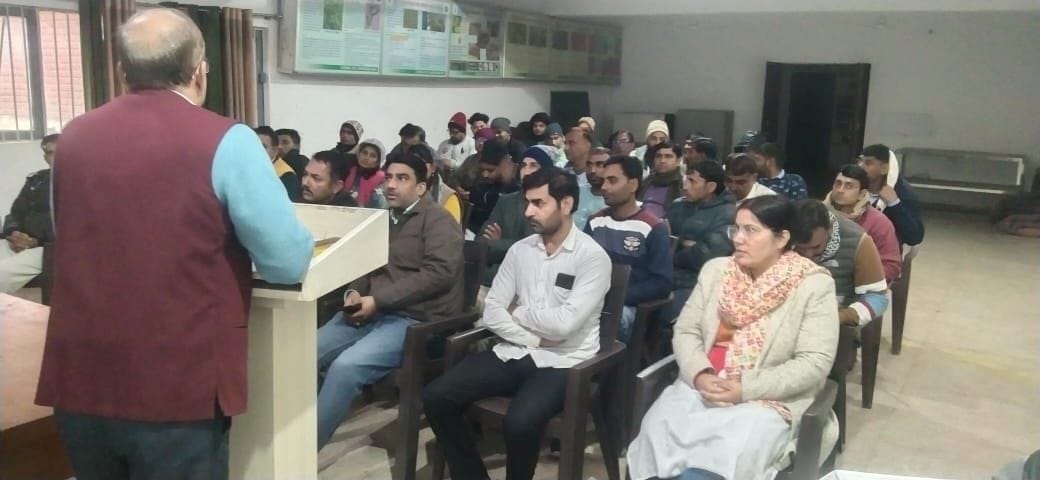 Gave information about diseases and prevention in Rabi crops
