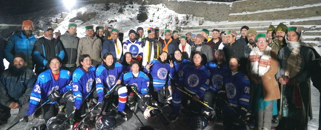 Ice skating activities started in Sangla