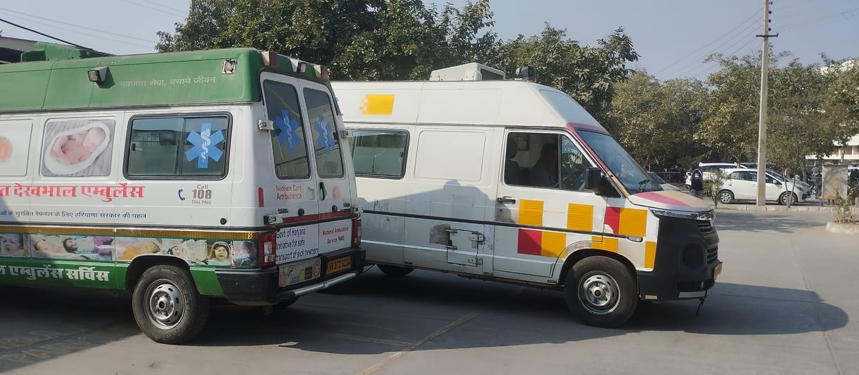 A special place will be made in the hospital for washing ambulances