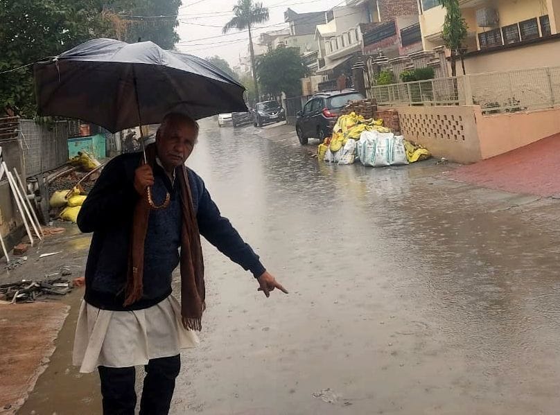 The rain exposed the departments