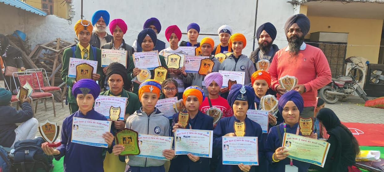 Dastar and Damala competitions were held at Shaheedi Jod Mela on the second day