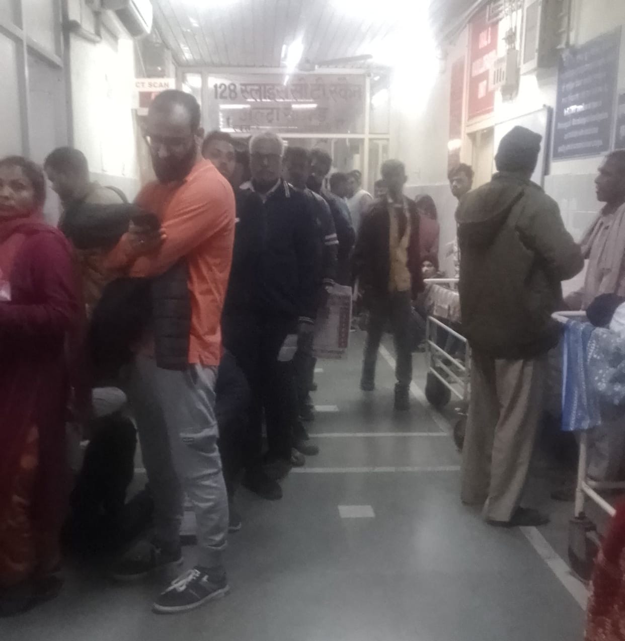 Patients upset due to server being down in Trauma