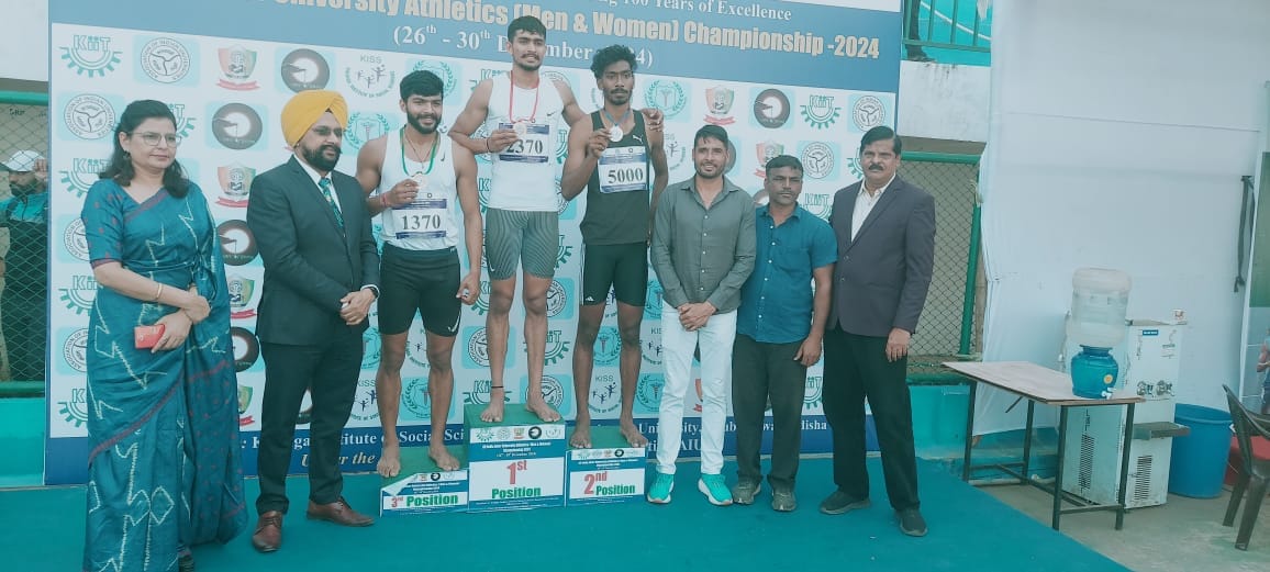 Abhishek won gold medal by completing 400 meters race in 46.21 seconds.