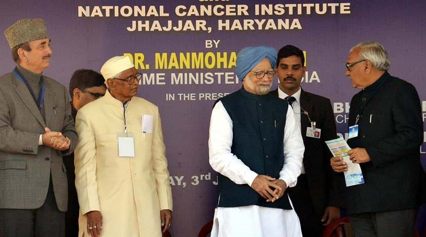 Dr. Manmohan Singh had said that Badhsa's NCI will be the nodal institute for cancer care