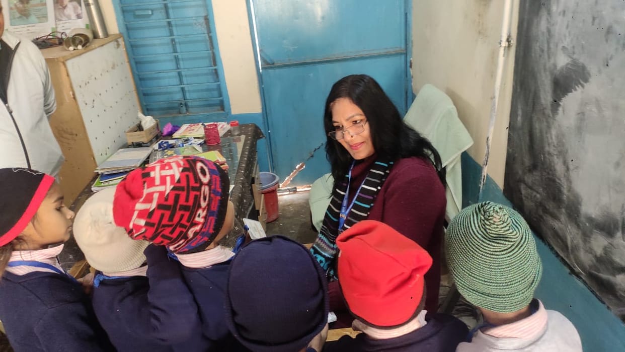 PTM organized in Government Girls Primary School
