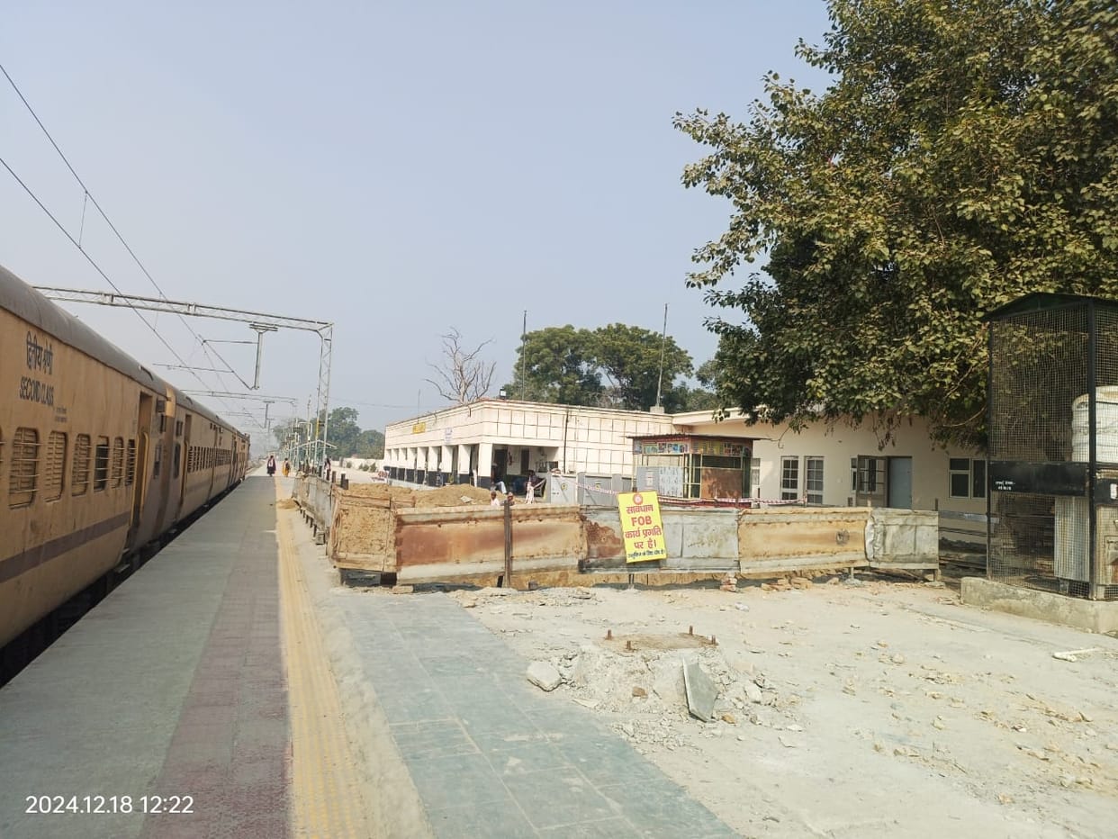 Escalator facility will be available at railway station, work started