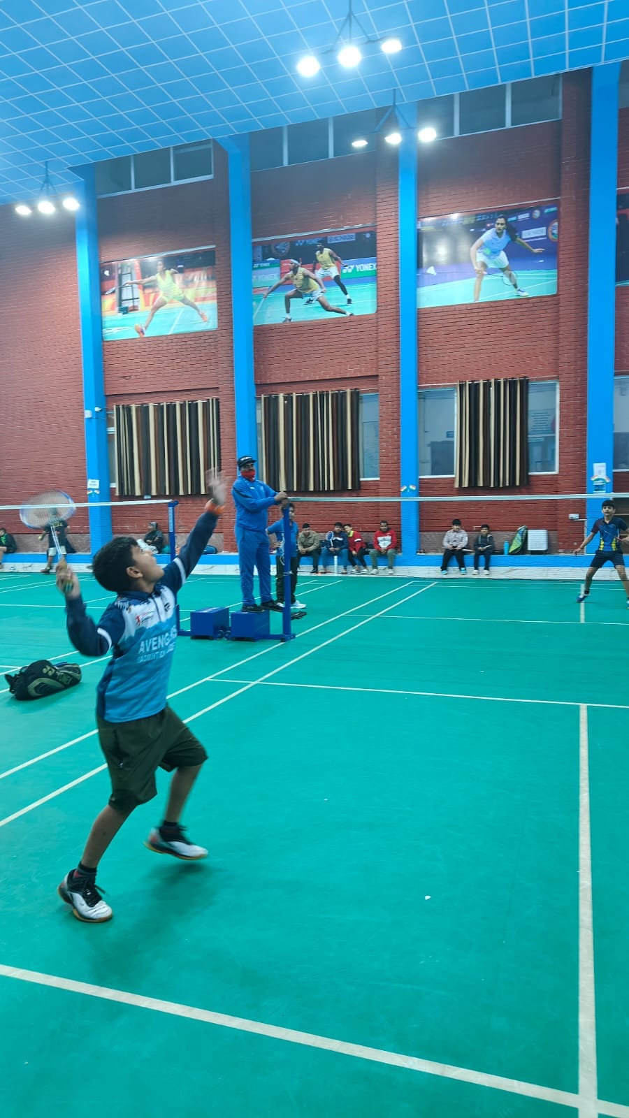 Kanwarjit Singh won the badminton competition