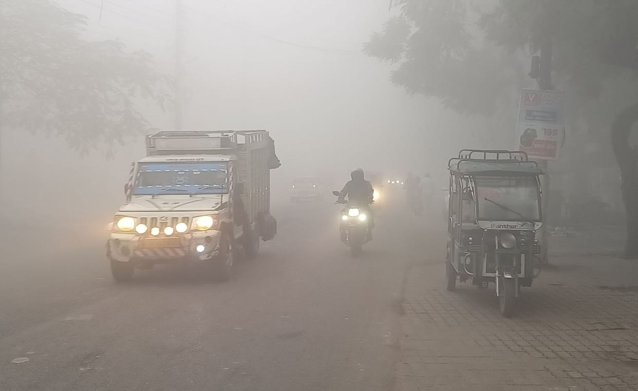 The sun is hiding behind the clouds, people are hiding in their homes