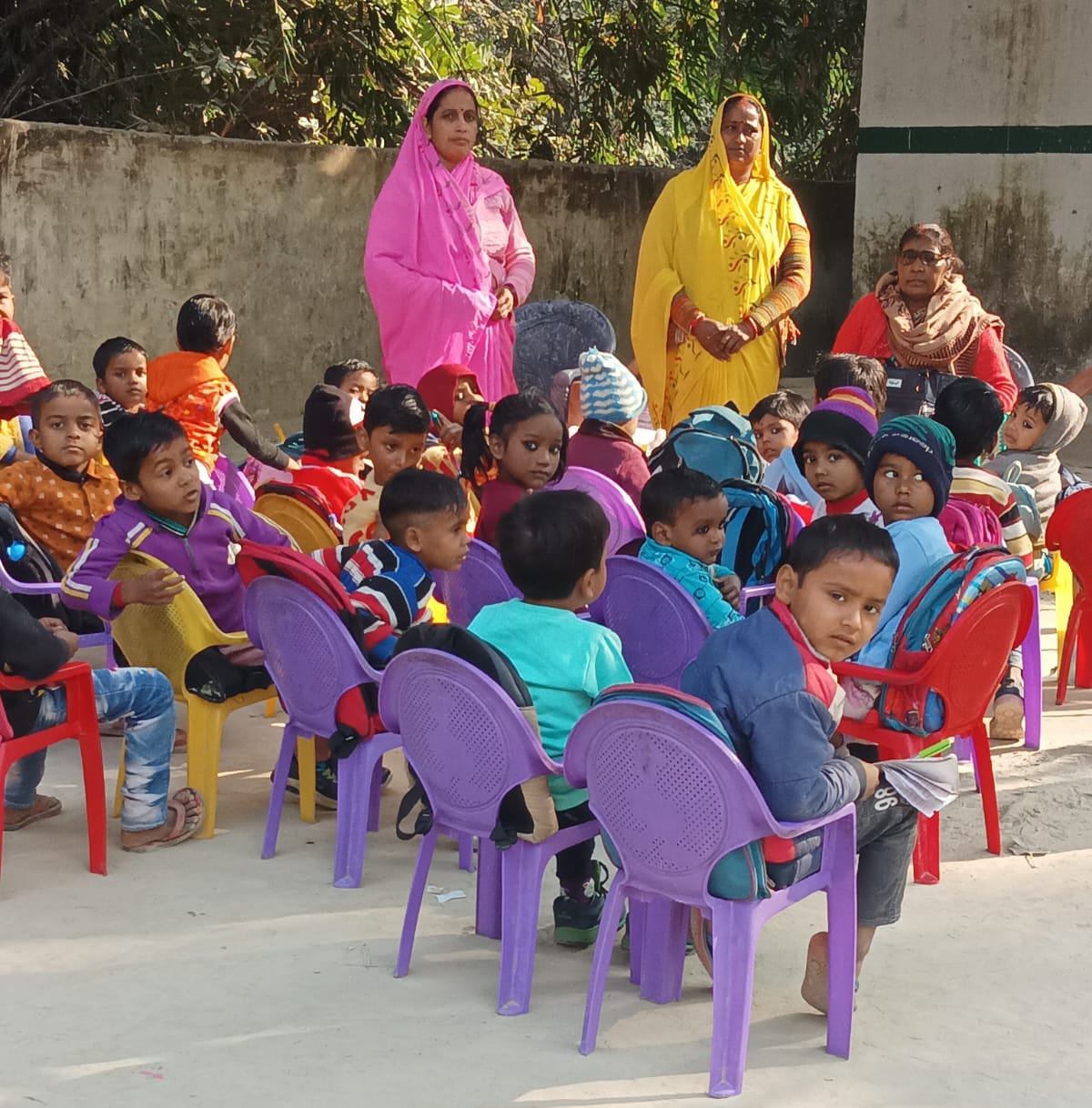 Anganwadi centers have not received nutrition for three months