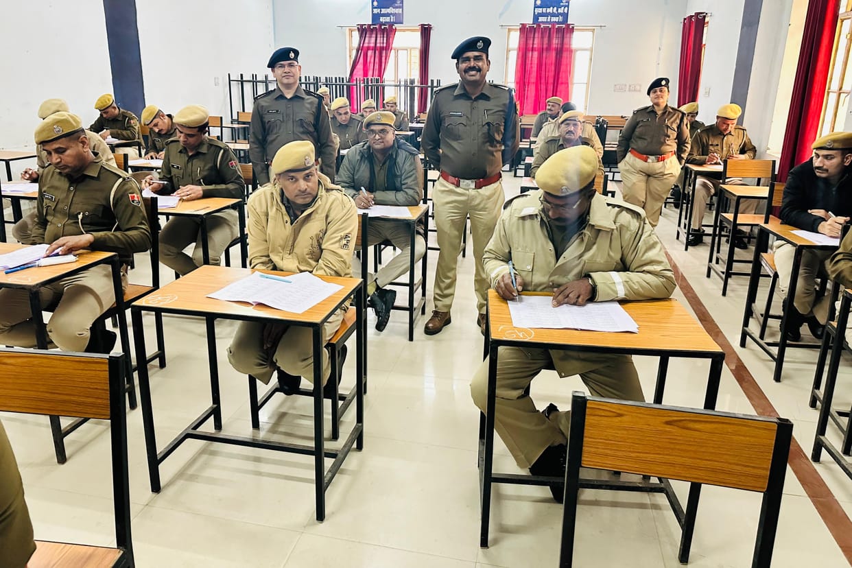 Ajmer : Jail guards compete in departmental promotion examination, recruitment will be done on 13 vacant posts