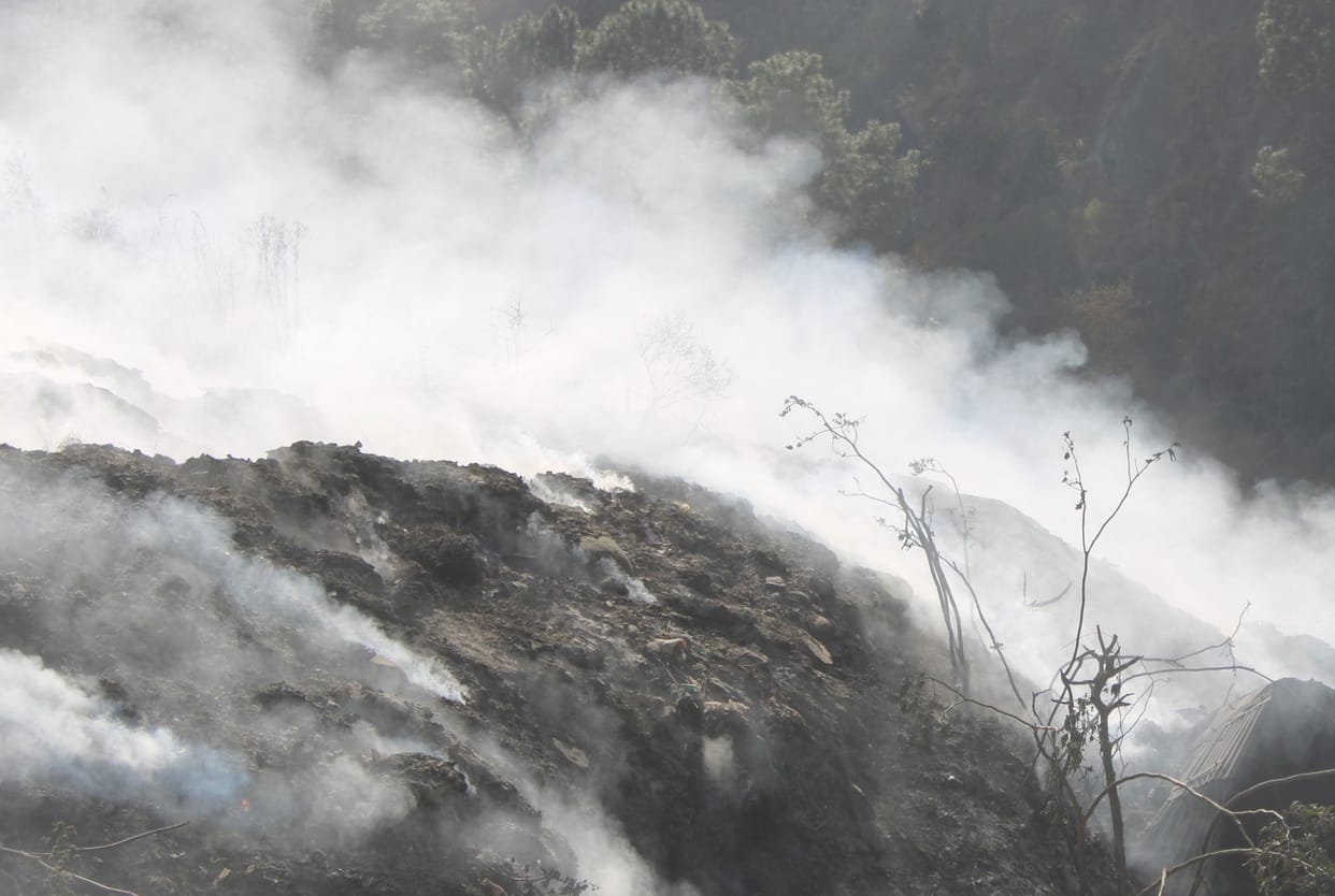 On the fourth day after the fire broke out the MLA came to know about the pain of the people