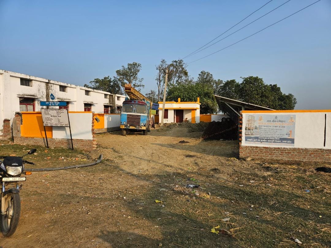 Tap water scheme incomplete on ground, complete on paper