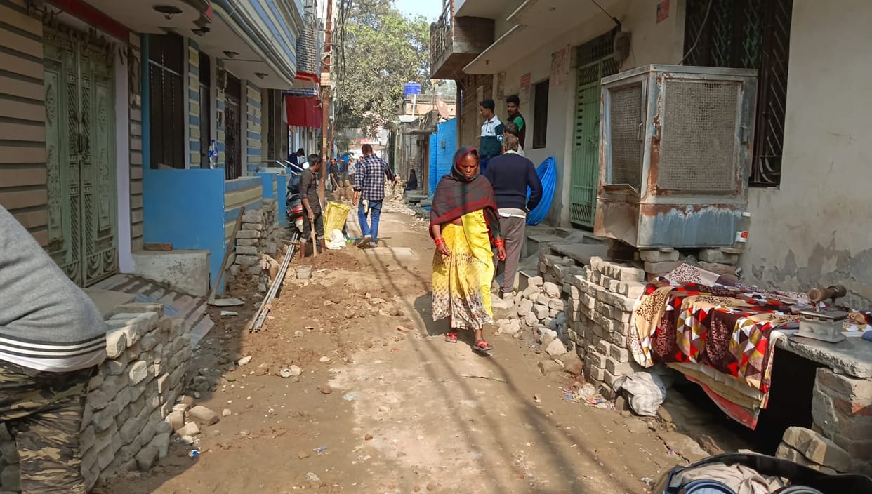 Sewer line laying work is almost complete, connections will increase problems