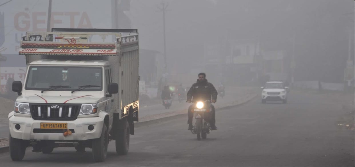 Cold wave increased the chill, temperature dropped by three degrees