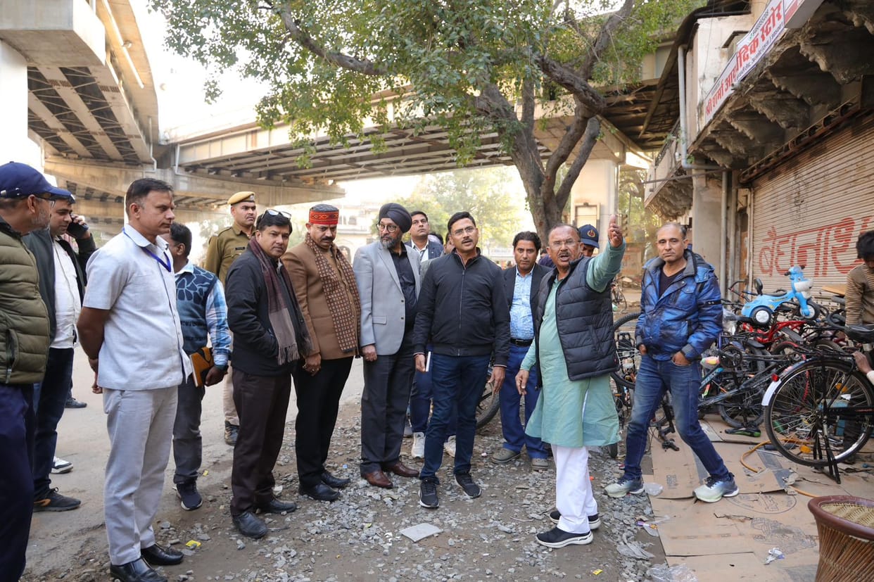 Ajmer News: Assembly Speaker inspected road construction work, reprimanded RSRDC officials