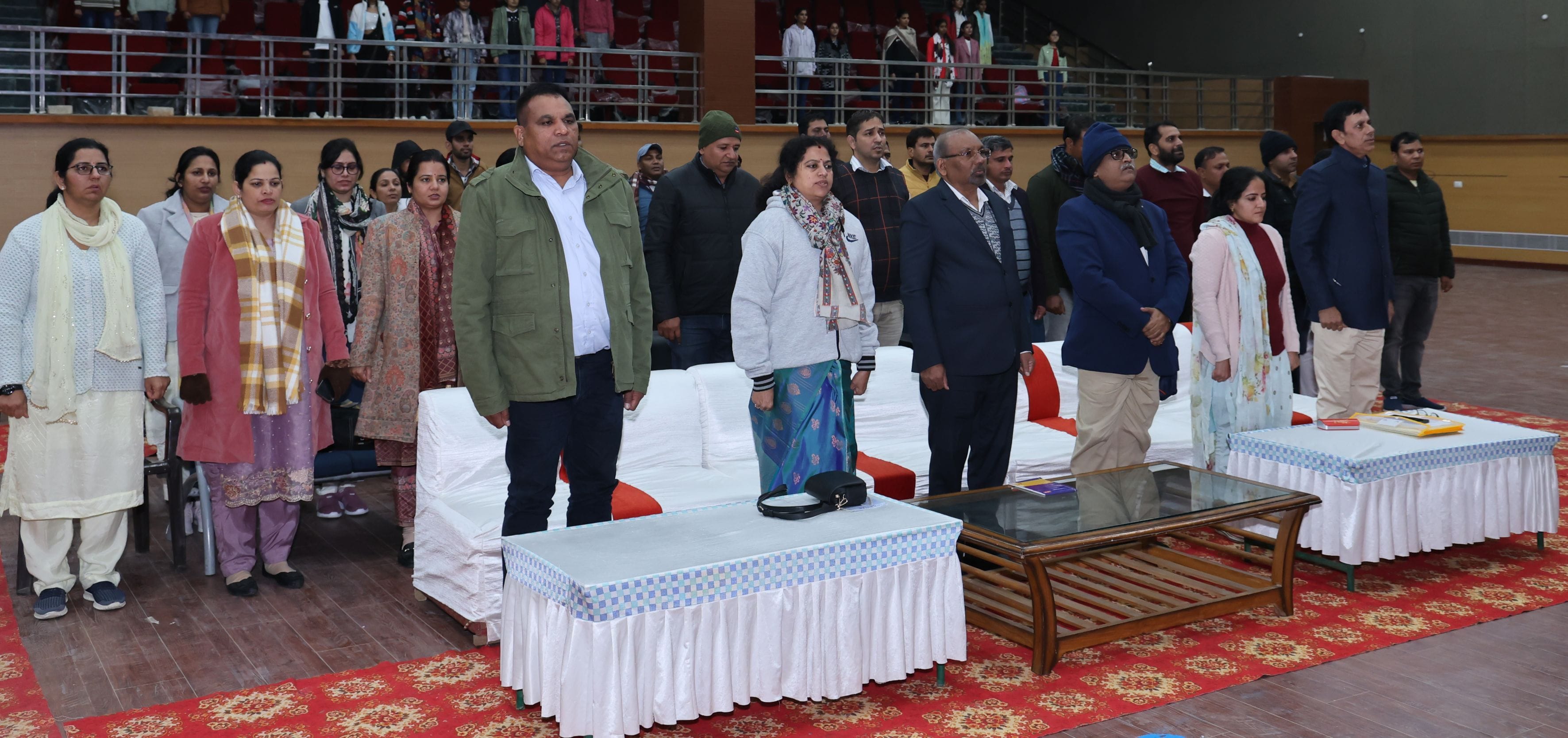 evaluation team reached in goernment college badhra