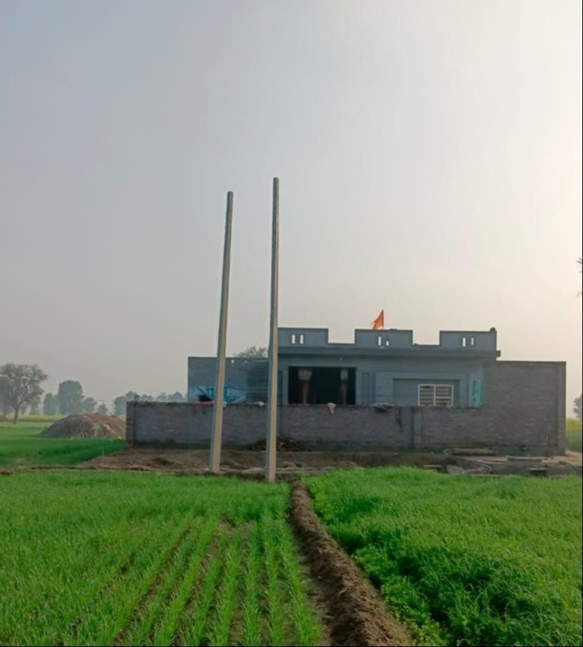 Electricity connection was issued on paper by just erecting two poles in the field, the consumer is confused