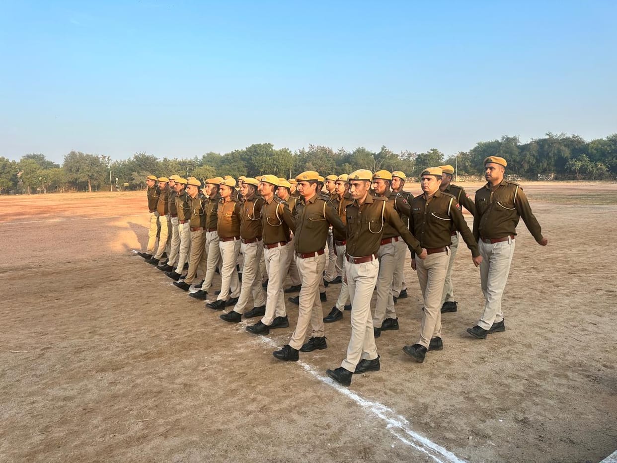 Ajmer News: Jail department's platoon busy preparing for state level parade, will demonstrate on Republic Day