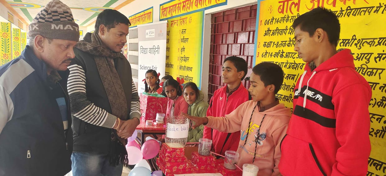 Students gave message of safety and protection through model