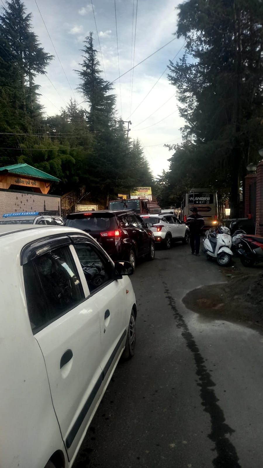 The number of tourists increased in Dhanolti, Kanatal and Tehri Lake