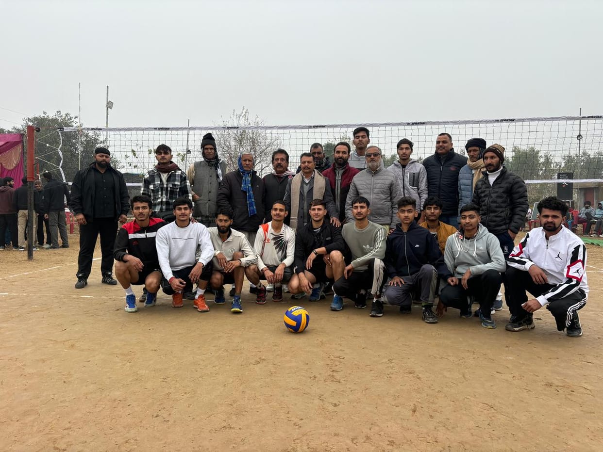 Abhay Club Beat Gangu Chak Club in Volleyball