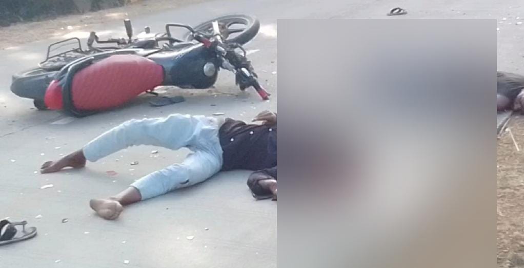 Shahdol Brother-in-law who came to visit his brother-in-law house died in a road accident Madsa of Jaitpur