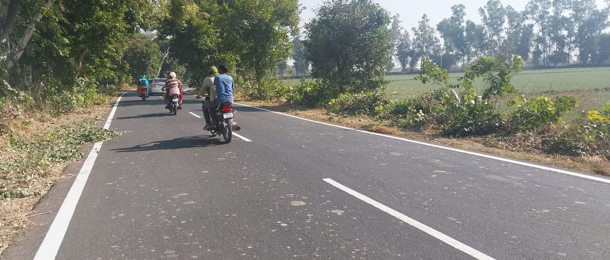Litani Road increased from 18 feet to 23 feet with Rs 1237 lakh