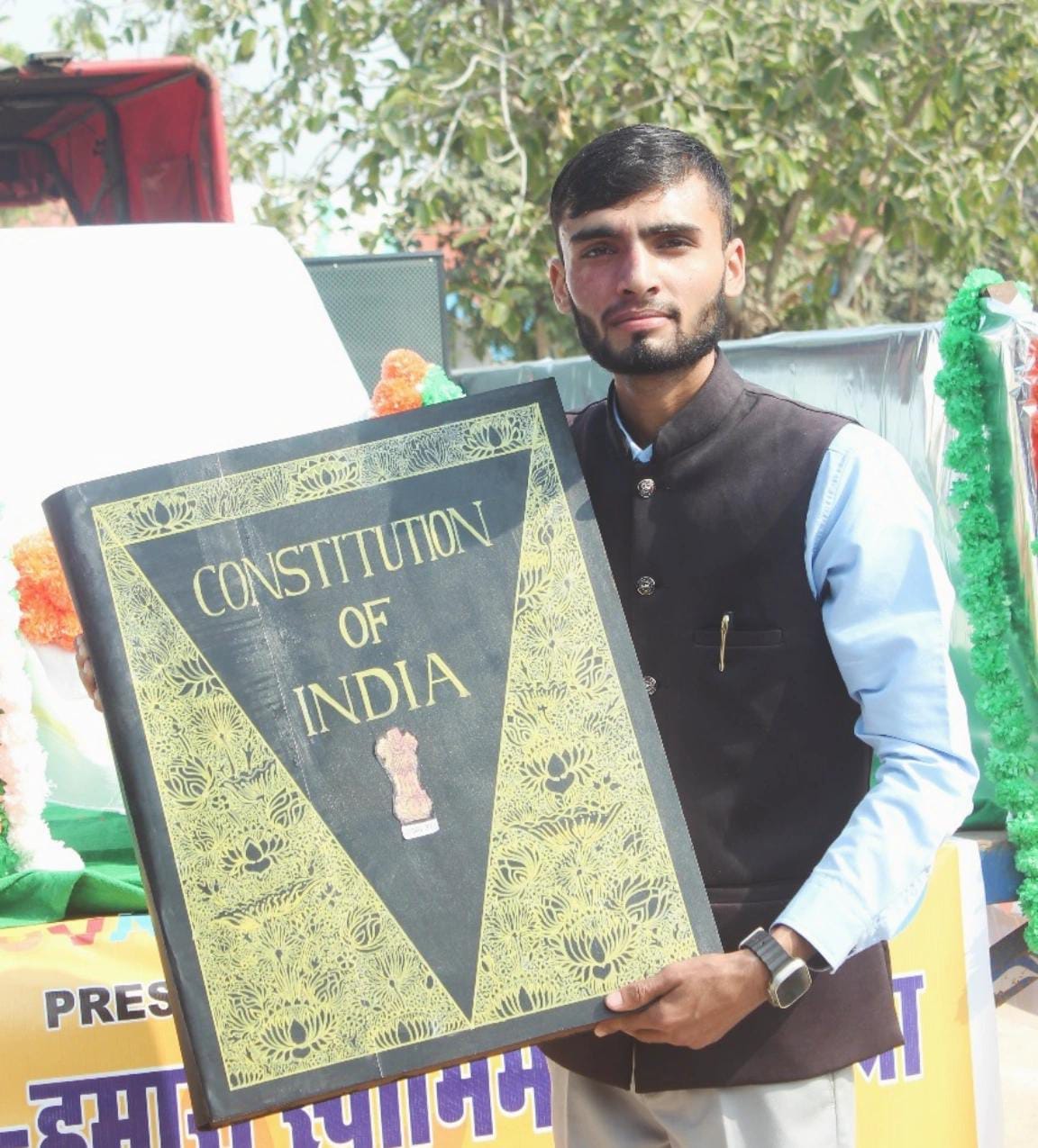 Praveen Kumar of village Karontha will represent Haryana in Bharat Mandapam.