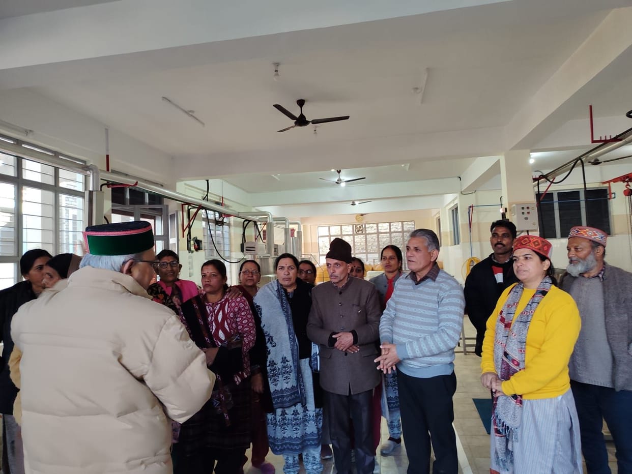 FPO Dharampur team learned the intricacies of Chamba Chukh making industry