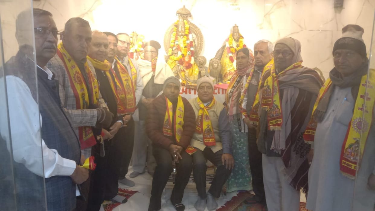 Aarti of Maharaja Agrasen was organized