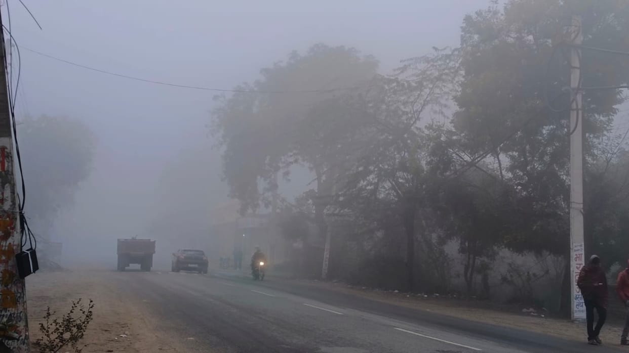 There may be light rain in the first week of January