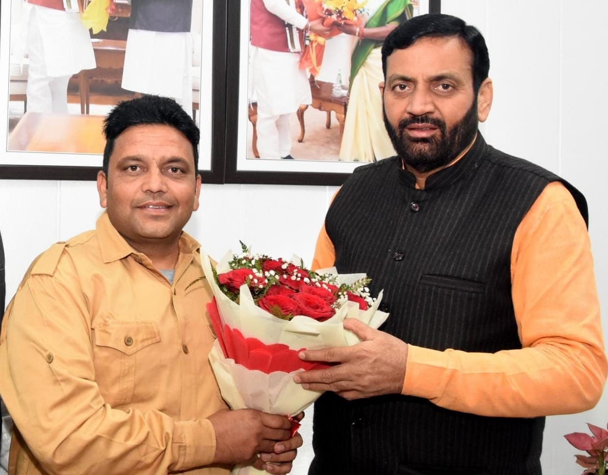 National Minister of Karni Seva met the Chief Minister