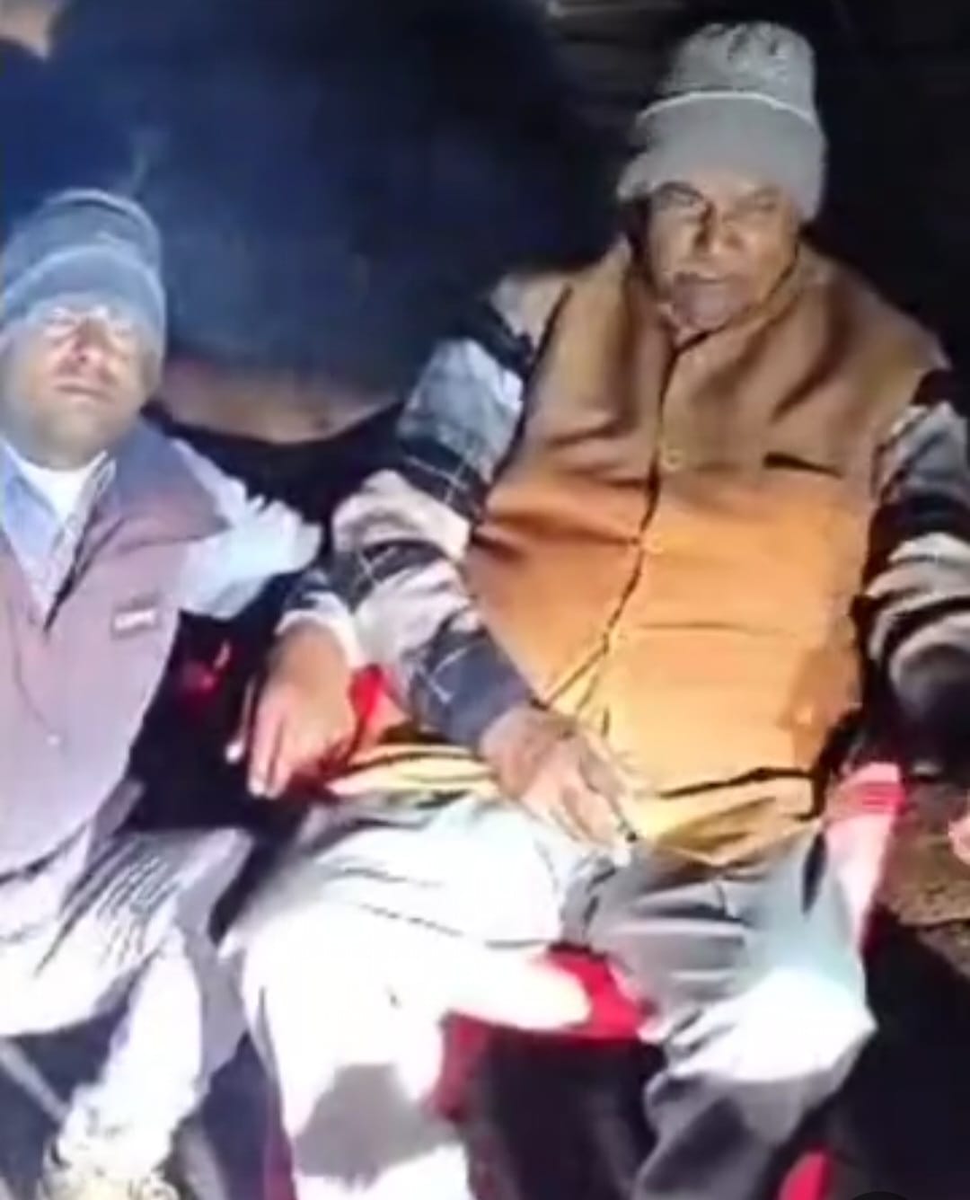 Former MLA sat on dharna to get the case registered