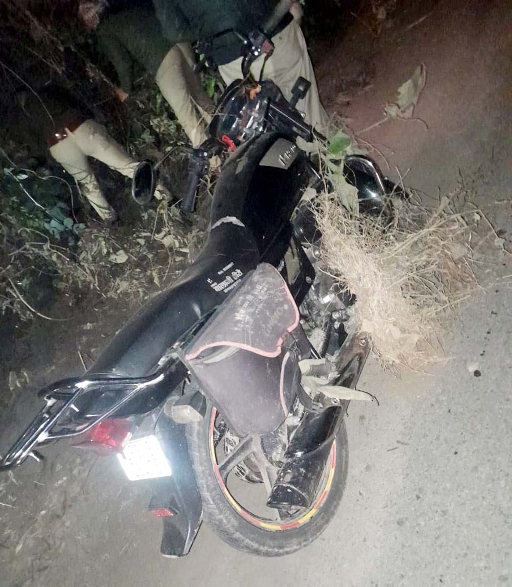 Uncle and nephew died due to collision with an unknown vehicle in Khutar