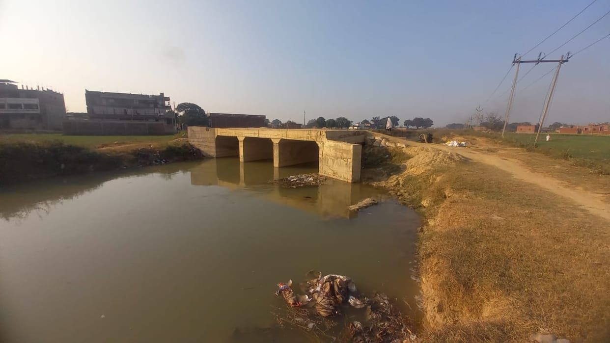 Concrete bridge on Saryu Canal ready, traffic started