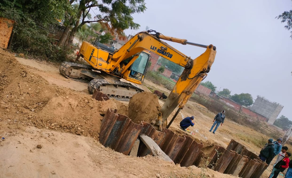 Underpass construction work started at Rebha crossing