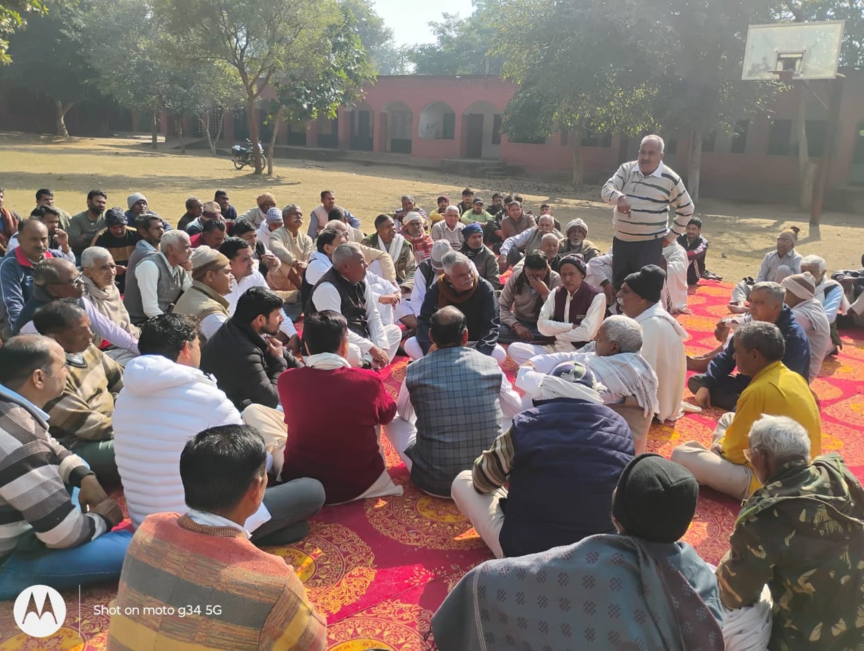 Police could not trace the murder accused for 3 months, villagers of five villages called a meeting