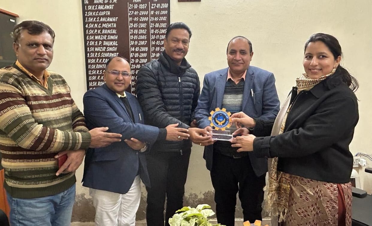 District Industries Center's Joint Director Sanjit Kaur took charge
