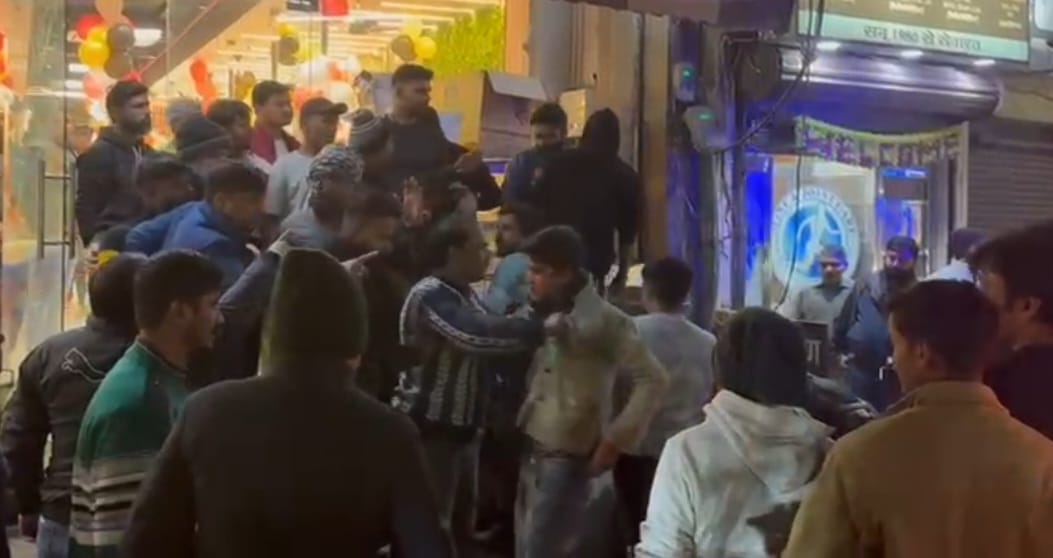 Bike riders dispute with shopkeeper, create ruckus