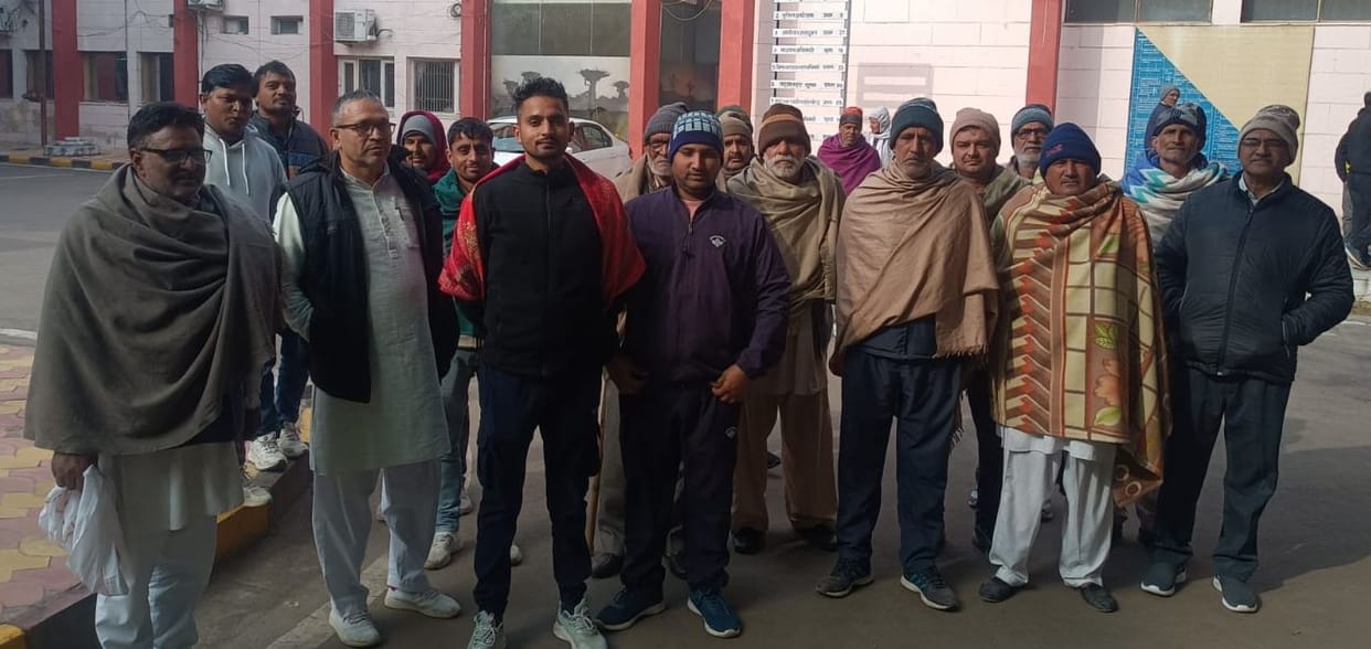 Farmers once again protested against the work of laying oil pipeline