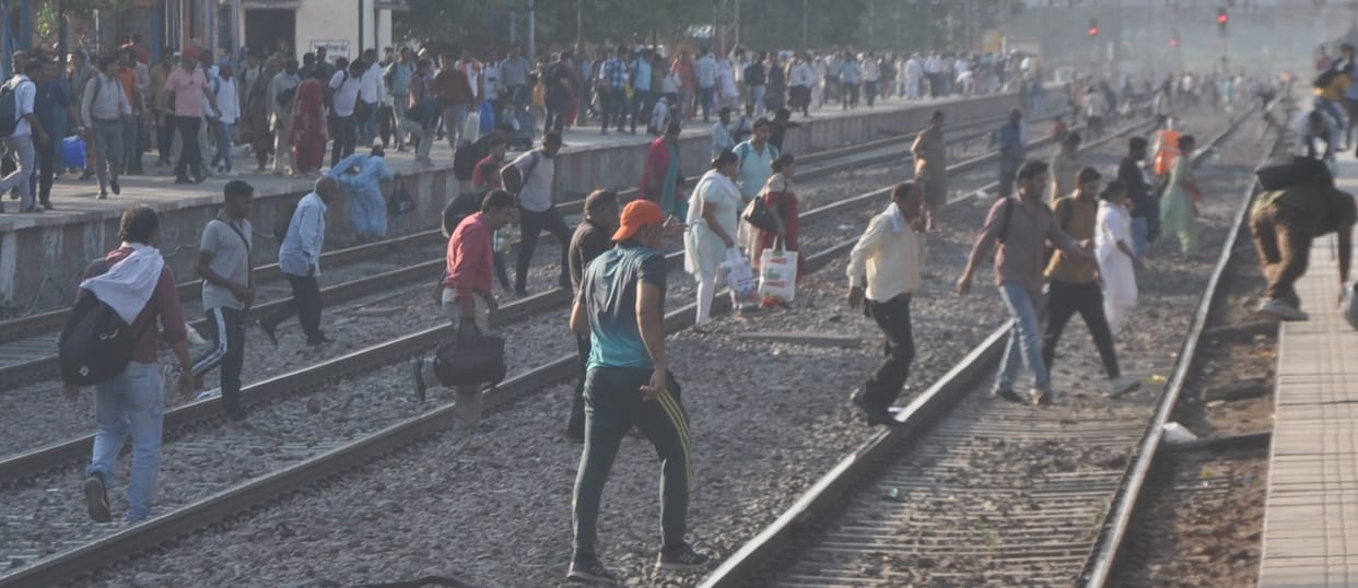 The train of life is leaving in a hurry