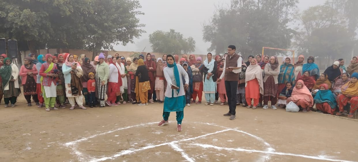 Ghoghadiya's Rajbala stood first in discus throw competition