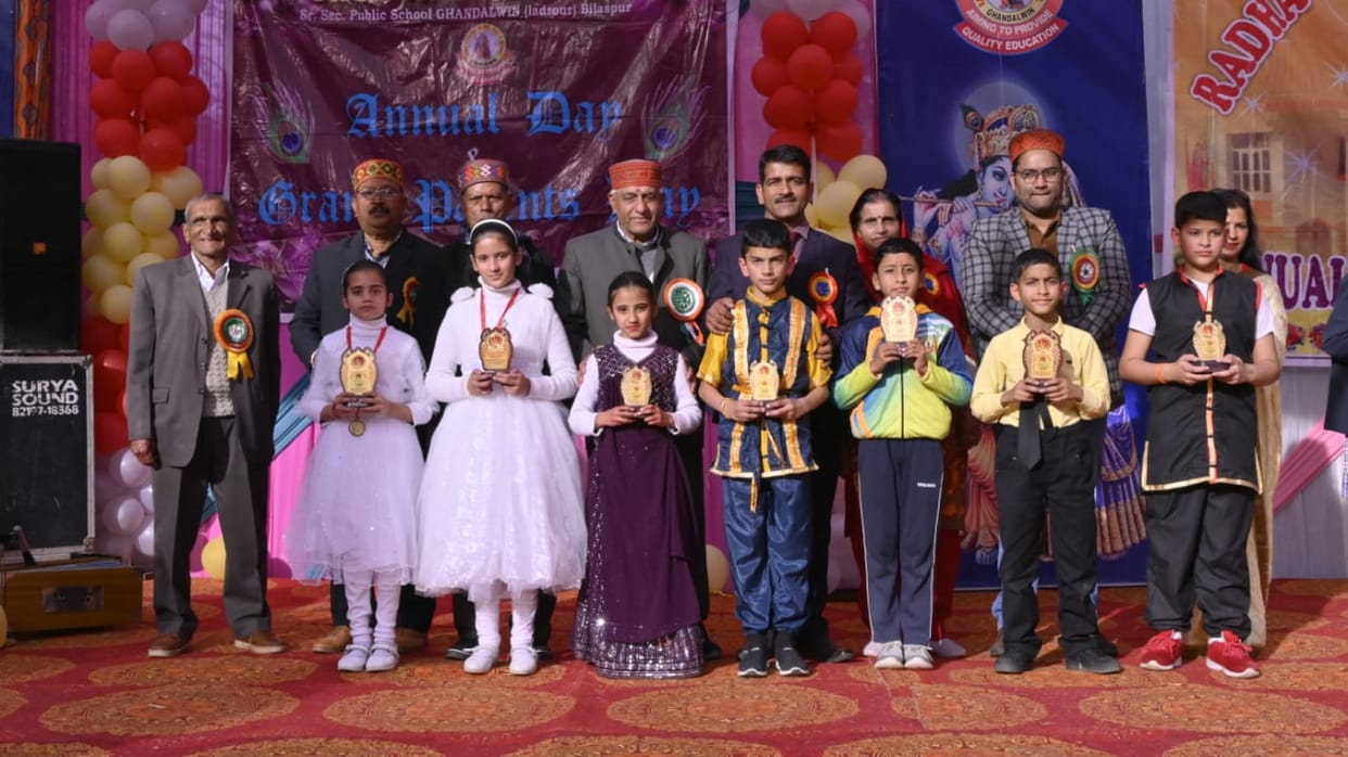 Children were enthralled by the cultural presentations, the meritorious ones received prizes.