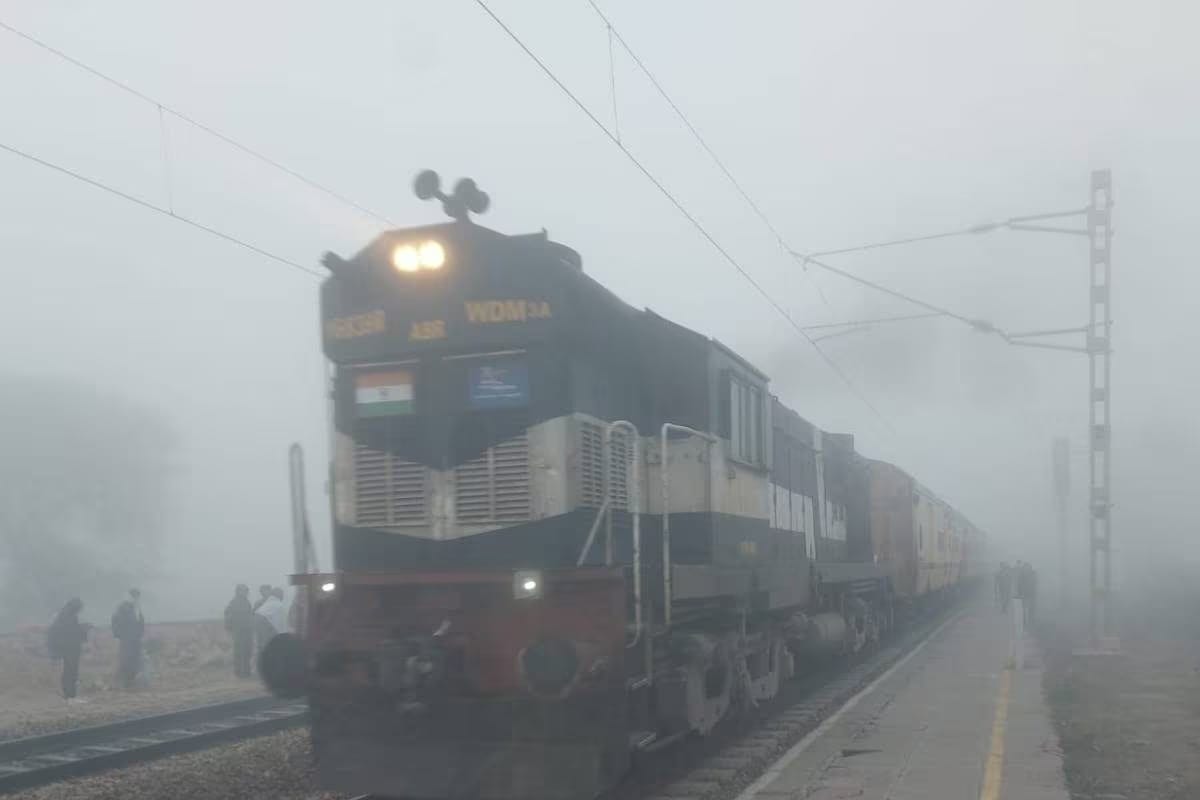 Trains on Delhi and Jaipur routes affected by dense fog